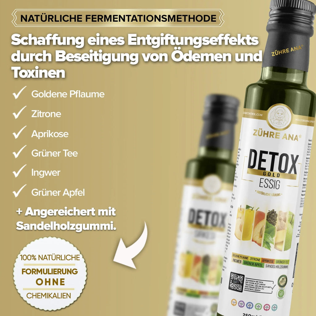 ZÜHRE ANA DETOX GOLD SİRKESİ (Detox Gold Essig)