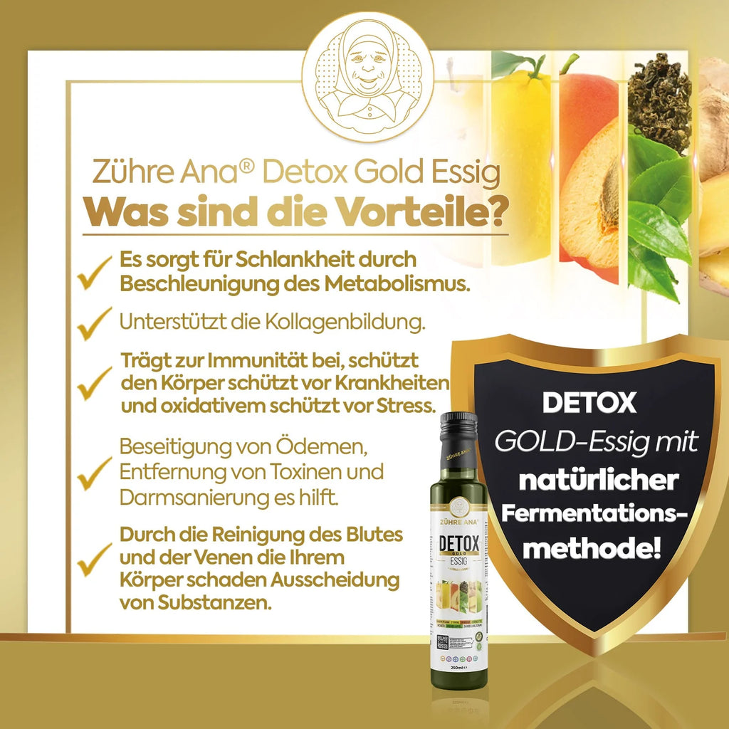 ZÜHRE ANA DETOX GOLD SİRKESİ (Detox Gold Essig)