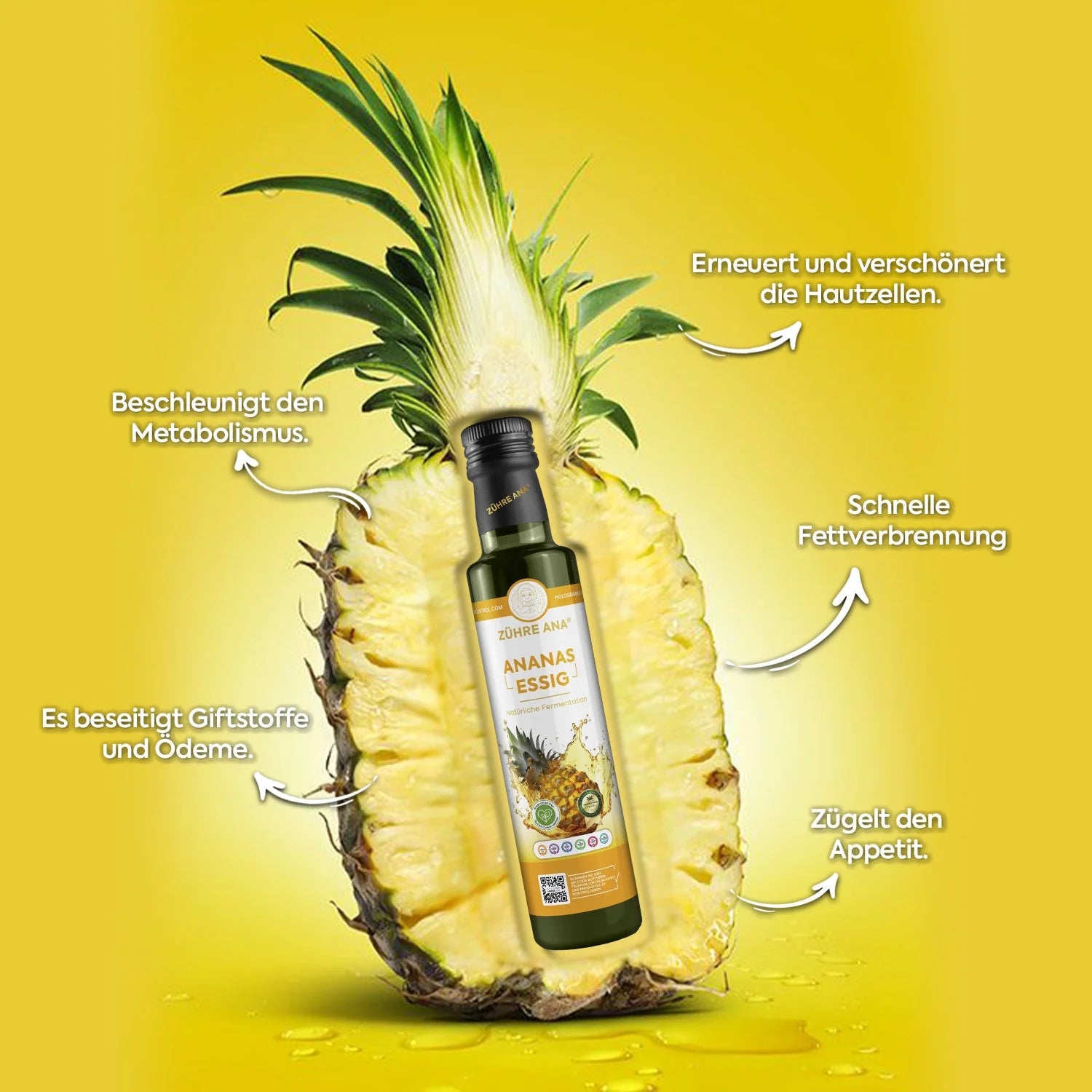 ZÜHRE ANA ANANAS SİRKSİ (Ananasessig)