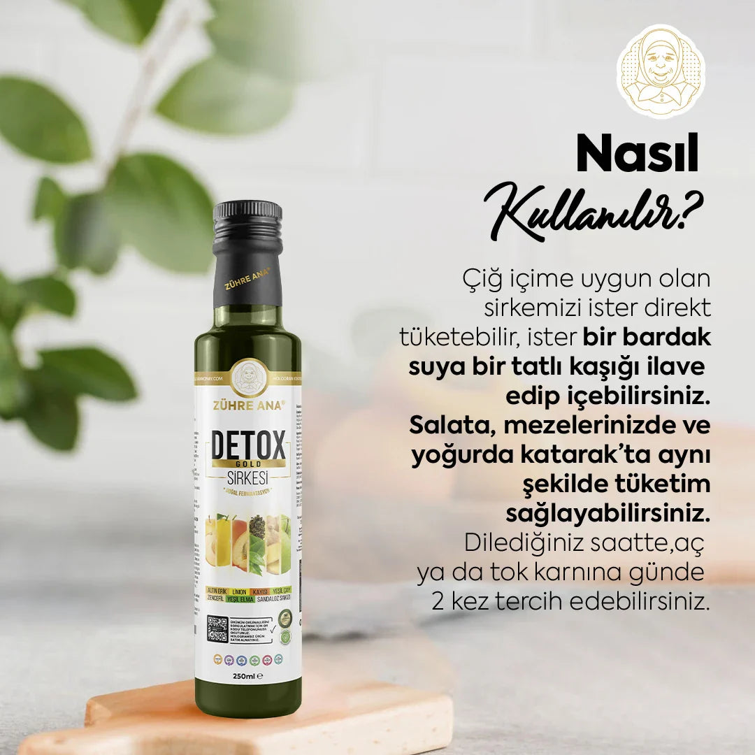 ZÜHRE ANA DETOX GOLD SİRKESİ (Detox Gold Essig)